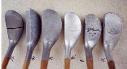 Wooden Shaft Golf Clubs and Collectibles, Antique Golf Balls and golf collectables.