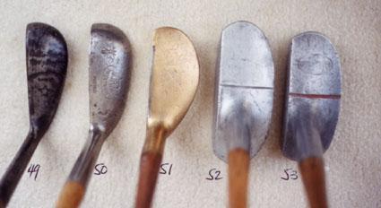 Wooden Shaft Golf Clubs and Collectibles, Antique Golf Balls and golf collectables. Aluminum