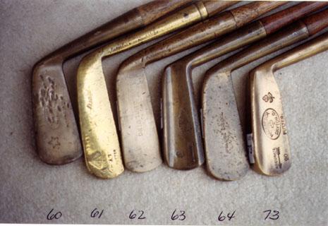 Wooden Shaft Golf Clubs and Collectibles, Antique Golf Balls and golf collectables. Putters.