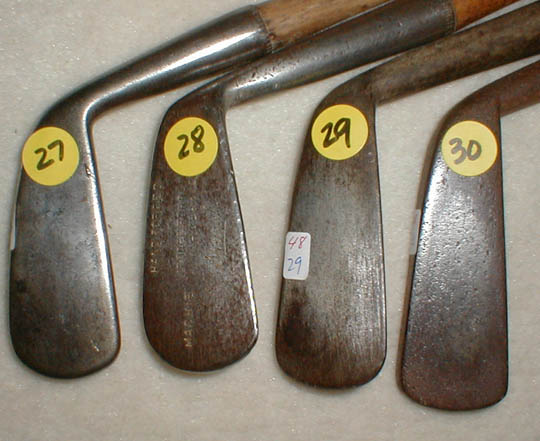 Gifts for the Golfer! Golf Gifts. Wooden Shaft Golf Clubs and Collectibles, Antique Golf Balls and golf collectables.  Hickory Golf Clubs - Great artifacts for interior decorating! Rare coins