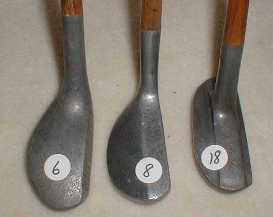 Gifts for the Golfer! Golf Gifts. Wooden Shaft Golf Clubs and Collectibles, Antique Golf Balls and golf collectables.  Hickory Golf Clubs - Great artifacts for interior decorating! Rare coins on ebay.  Gofl clubs.