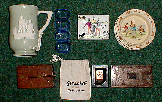 Gifts for the Golfer! Golf Gifts. Wooden Shaft Golf Clubs and Collectibles, Antique Golf Balls and golf collectables. 