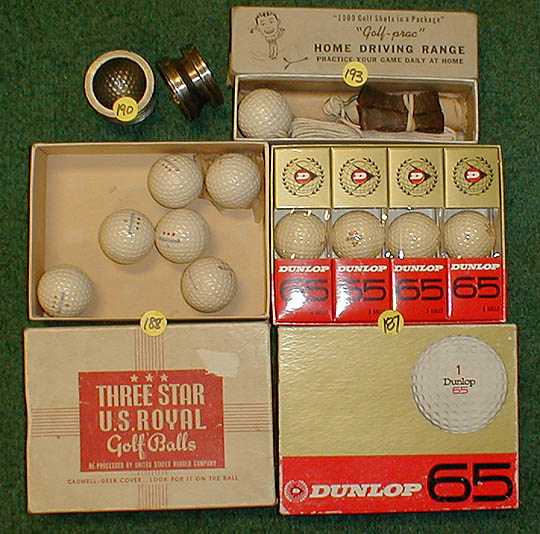 Gifts for the Golfer! Golf Gifts. Wooden Shaft Golf Clubs and Collectibles, Antique Golf Balls and golf collectables. 