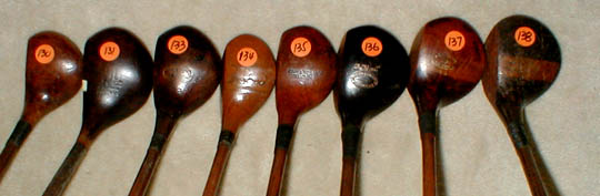 Gifts for the Golfer! Golf Gifts. Wooden Shaft Golf Clubs and Collectibles, Antique Golf Balls and golf collectables. 