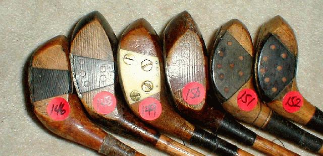 Gifts for the Golfer! Golf Gifts. Wooden Shaft Golf Clubs and Collectibles, Antique Golf Balls and golf collectables. 