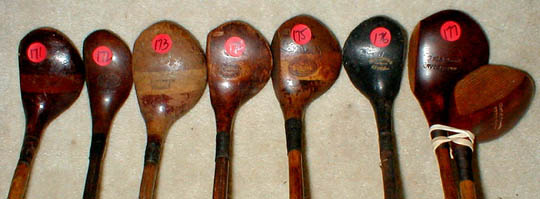 Gifts for the Golfer! Golf Gifts. Wooden Shaft Golf Clubs and Collectibles, Antique Golf Balls and golf collectables. 