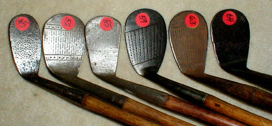 Gifts for the Golfer! Golf Gifts. Wooden Shaft Golf Clubs and Collectibles, Antique Golf Balls and golf collectables. 