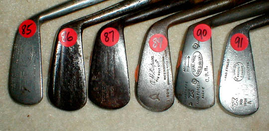 Gifts for the Golfer! Golf Gifts. Wooden Shaft Golf Clubs and Collectibles, Antique Golf Balls and golf collectables. 