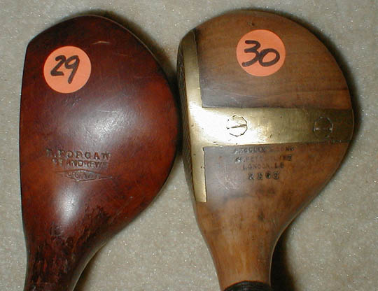 Gifts for the Golfer! Golf Gifts. Wooden Shaft Golf Clubs and Collectibles, Antique Golf Balls and golf collectables.  Great artifacts for interior decorating!