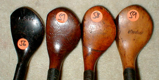 Gifts for the Golfer! Golf Gifts. Wooden Shaft Golf Clubs and Collectibles, Antique Golf Balls and golf collectables.  Great artifacts for interior decorating!