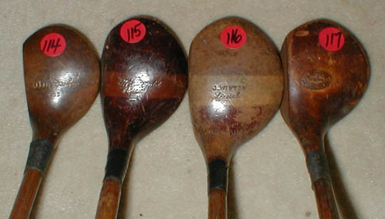 Gifts for the Golfer! Golf Gifts. Wooden Shaft Golf Clubs and Collectibles, Antique Golf Balls and golf collectables.  Hickory Golf Clubs - Great artifacts for interior decorating! Rare coins