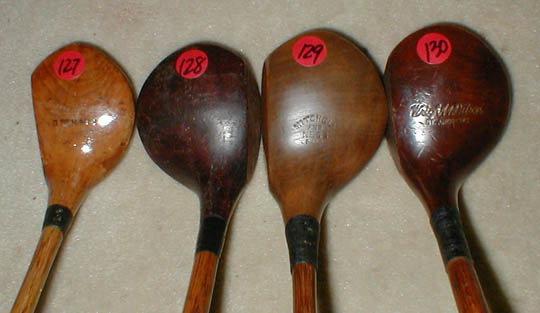 Gifts for the Golfer! Golf Gifts. Wooden Shaft Golf Clubs and Collectibles, Antique Golf Balls and golf collectables.  Hickory Golf Clubs - Great artifacts for interior decorating! Rare coins