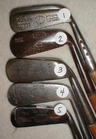 Gifts for the Golfer! Golf Gifts. Wooden Shaft Golf Clubs and Collectibles, Antique Golf Balls and golf collectables.  Hickory Golf Clubs - Great artifacts for interior decorating! Rare coins