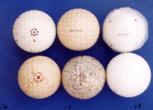 Wooden Shafted Golf Clubs & Golf Collectibles, wood shafted putters, hickory shafts, antique golf clubs, golf balls, bramble, gutta percha