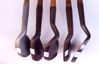 Anti-shank irons - Wooden Shafted Golf Clubs & Collectibles Auction