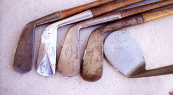 Wood Shaft Golf Clubs & Golf Collectibles