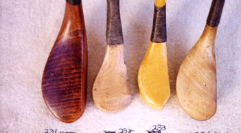 Wooden Shafted Hickory Golf Clubs & Golf Collectibles