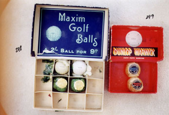 Golf Balls - Wooden Shafted Golf Clubs & Collectibles Auction