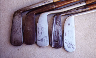 Wooden Shafted Golf Clubs & Collectibles Auction