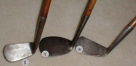 Gifts for the Golfer! Golf Gifts. Wooden Shaft Golf Clubs and Collectibles, Antique Golf Balls and golf collectables.  Hickory Golf Clubs - Great artifacts for interior decorating! Rare coins on ebay.  Gofl clubs.