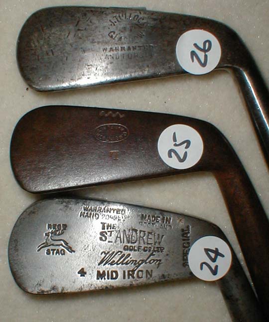 Gifts for the Golfer! Golf Gifts. Wooden Shaft Golf Clubs and Collectibles, Antique Golf Balls and golf collectables.  Hickory Golf Clubs - Great artifacts for interior decorating! Rare coins on ebay.  Gofl clubs.