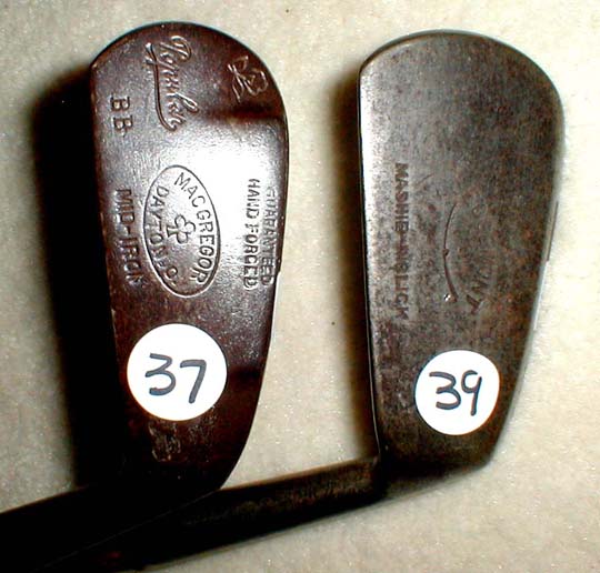 Gifts for the Golfer! Golf Gifts. Wooden Shaft Golf Clubs and Collectibles, Antique Golf Balls and golf collectables.  Hickory Golf Clubs - Great artifacts for interior decorating! Rare coins on ebay.  Gofl clubs.