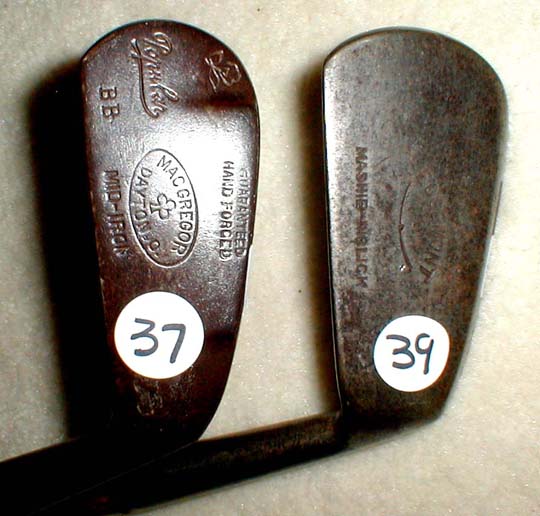 Gifts for the Golfer! Golf Gifts. Wooden Shaft Golf Clubs and Collectibles, Antique Golf Balls and golf collectables.  Hickory Golf Clubs - Great artifacts for interior decorating! Rare coins on ebay.  Gofl clubs.