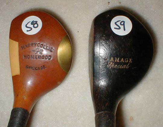 Gifts for the Golfer! Golf Gifts. Wooden Shaft Golf Clubs and Collectibles, Antique Golf Balls and golf collectables.  Hickory Golf Clubs - Great artifacts for interior decorating! Rare coins on ebay.  Gofl clubs.