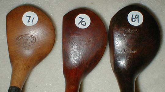 Gifts for the Golfer! Golf Gifts. Wooden Shaft Golf Clubs and Collectibles, Antique Golf Balls and golf collectables.  Hickory Golf Clubs - Great artifacts for interior decorating! Rare coins on ebay.  Gofl clubs.