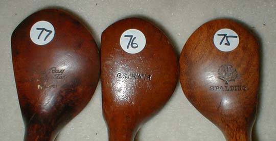 Gifts for the Golfer! Golf Gifts. Wooden Shaft Golf Clubs and Collectibles, Antique Golf Balls and golf collectables.  Hickory Golf Clubs - Great artifacts for interior decorating! Rare coins on ebay.  Gofl clubs.