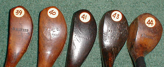 Gifts for the Golfer! Golf Gifts. Wooden Shaft Golf Clubs and Collectibles, Antique Golf Balls and golf collectables. 