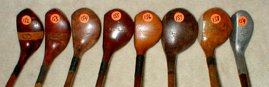 Gifts for the Golfer! Golf Gifts. Wooden Shaft Golf Clubs and Collectibles, Antique Golf Balls and golf collectables. 