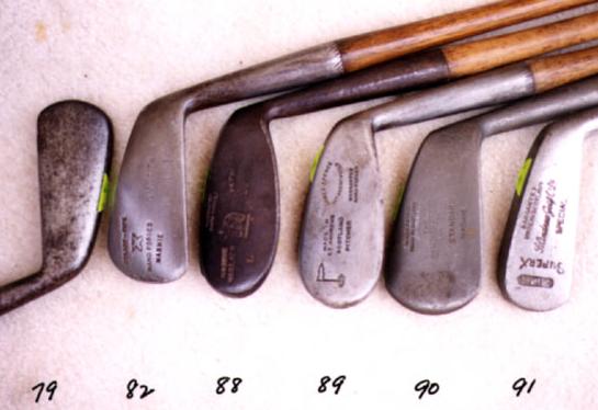 Wooden Shafted Golf Clubs & Golf Collectibles, wood shafted putters, hickory shafts, antique golf clubs